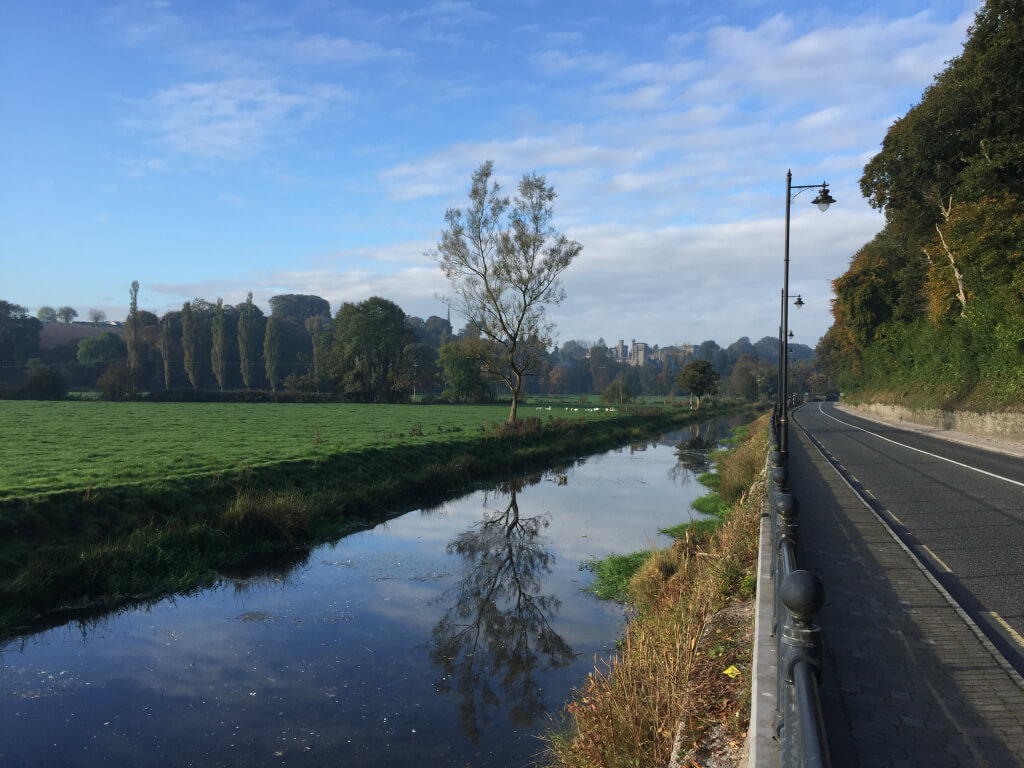 View of the Lismore Castle as your'e entering Lismore.