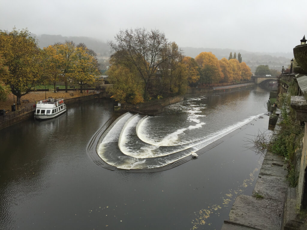 Avon River runs through the cute town of Bath.
