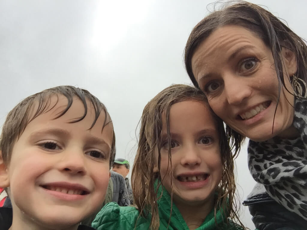We got soaked!