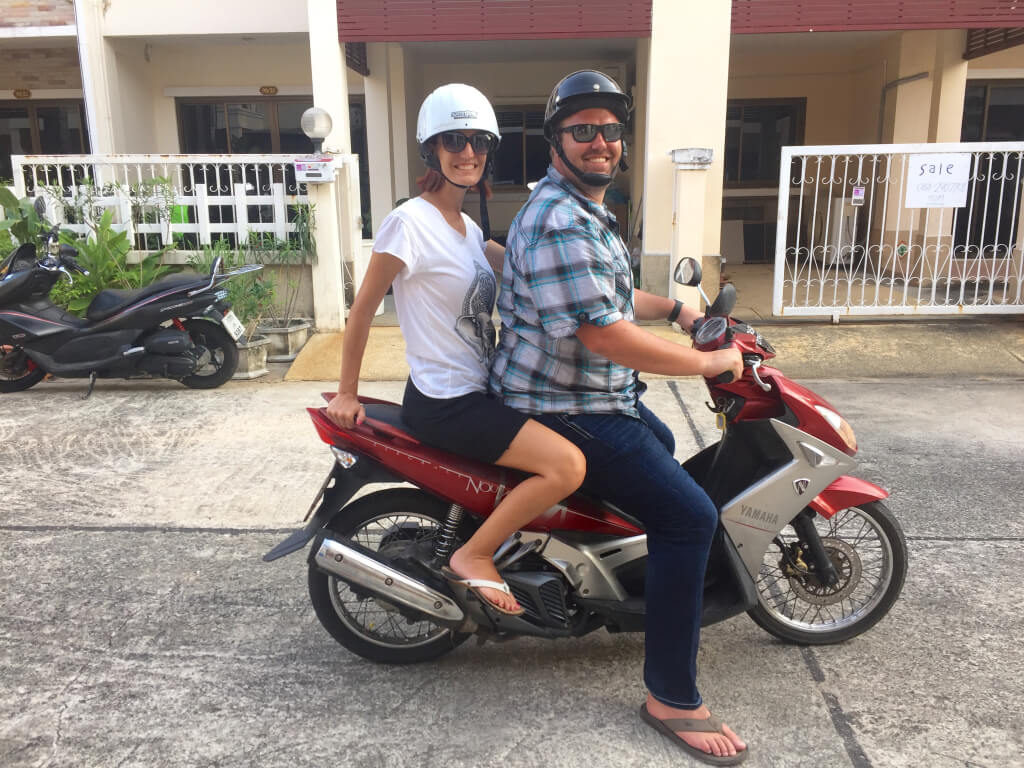 Brandon and I on our little ride!