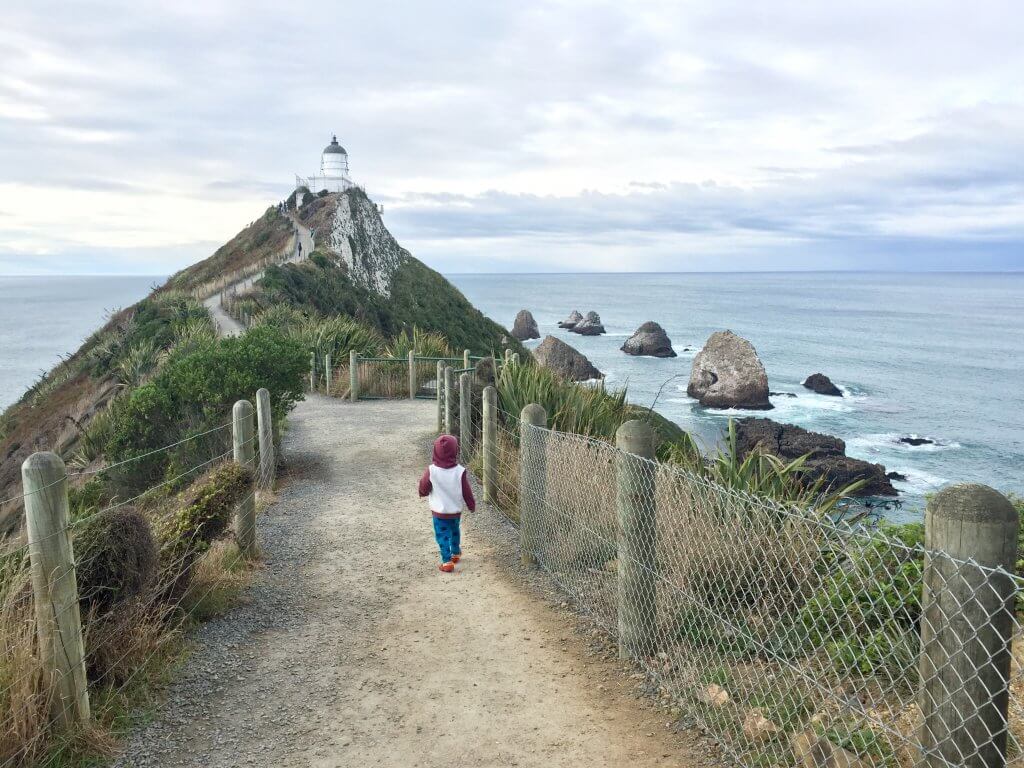 The path to the Nugget Point Lighthouse!